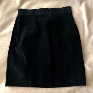 VINTAGE BLACK SUEDE MINI SKIRT🖤LOOKS NEW! EUC💫